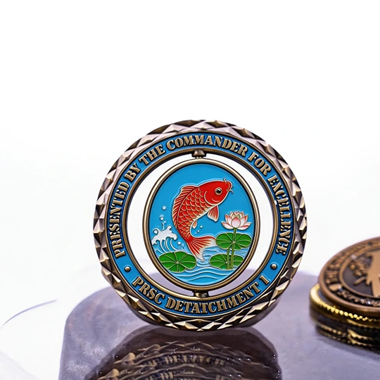 Custom Spinner Challenge Coins & 3D Rotating Coins - Image 10