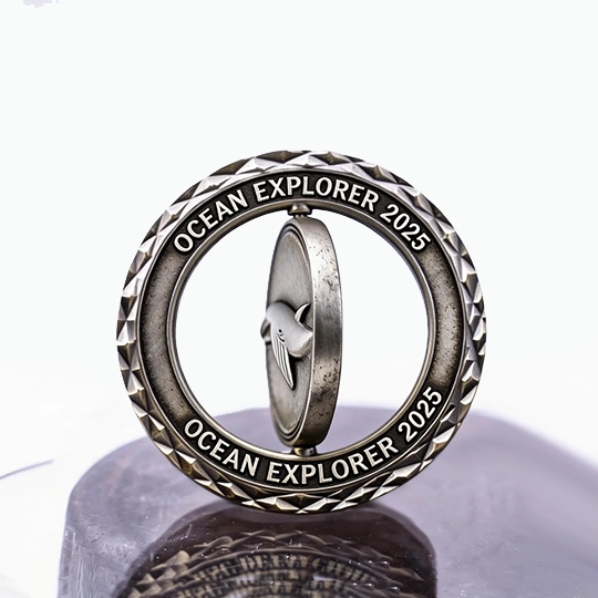 Custom Spinner Challenge Coins & 3D Rotating Coins - Image 7