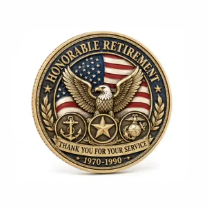 Custom Veteran Challenge Coins for Service and Recognition