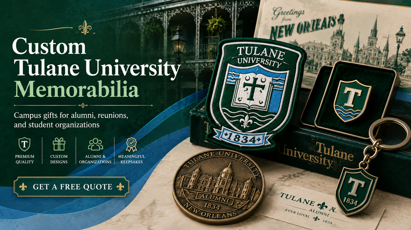 Custom Tulane University Memorabilia & Campus Gifts post thumbnail